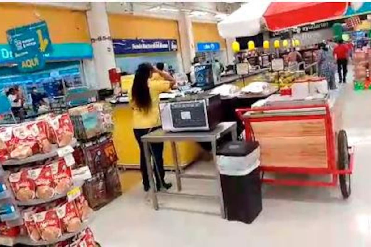 Video: Robo, pánico y balazos en joyería del Éxito Cartagena