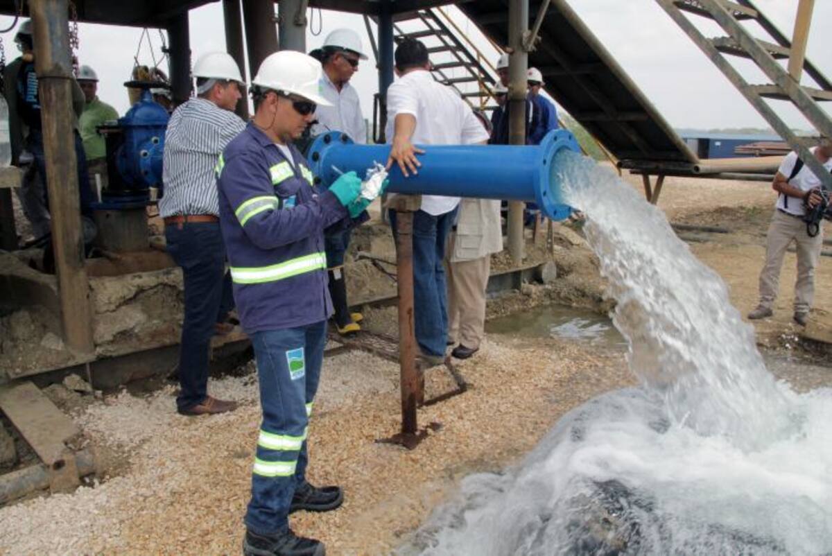 Las pruebas de bombeo serán adelantadas en el pozo 49 del acueducto. MANUEL SANTIAGO PÉREZ/EL UNIVERSAL.