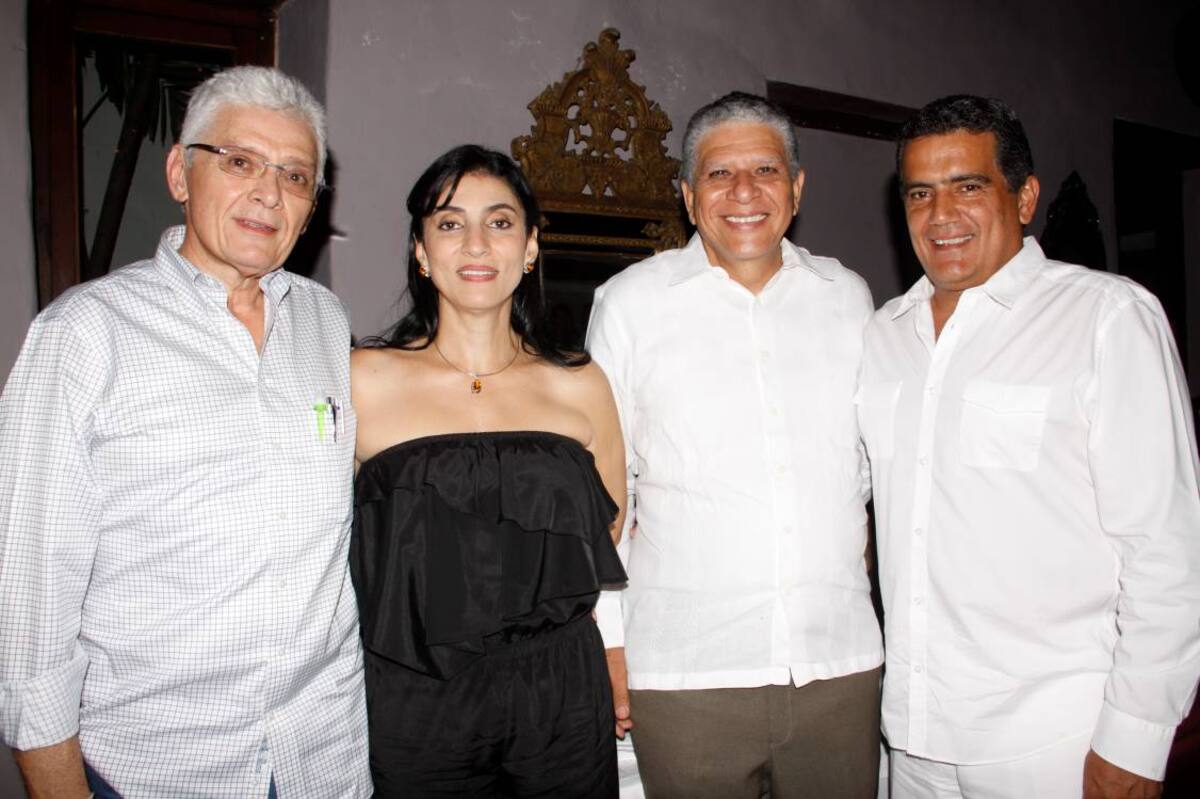 Gabriel García, Margarita Amín, Germán Fonseca y Alan Duque. Zenia Valdelamar/El Universal/