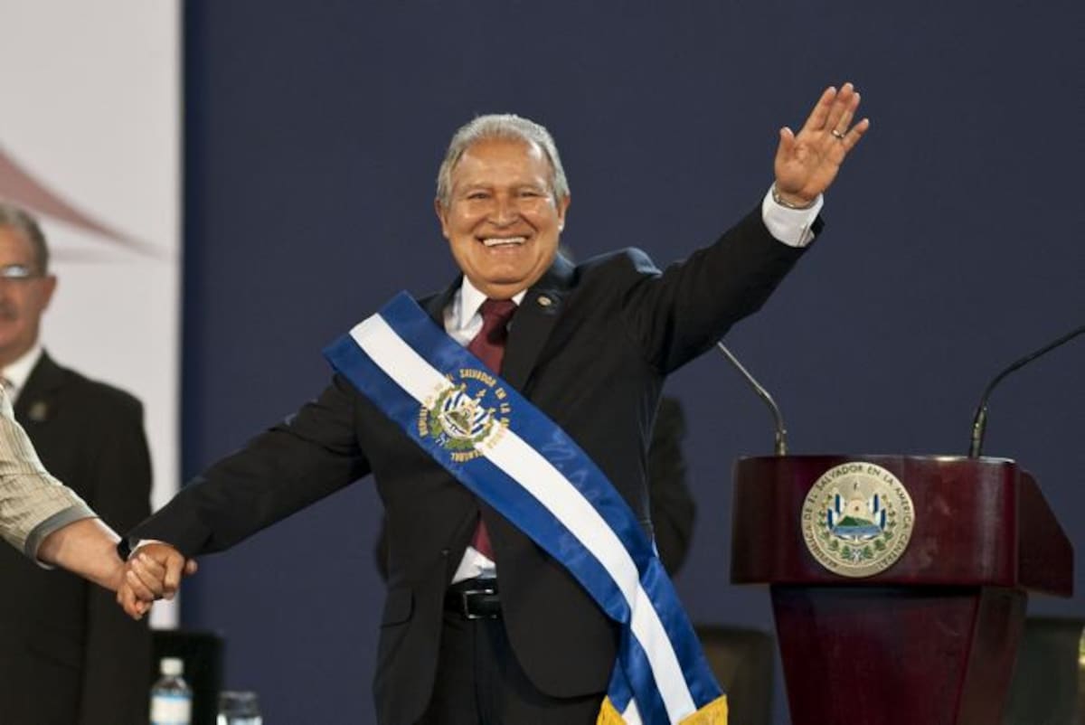 Salvador Sánchez Cerén. AFP JOSE CABEZAS