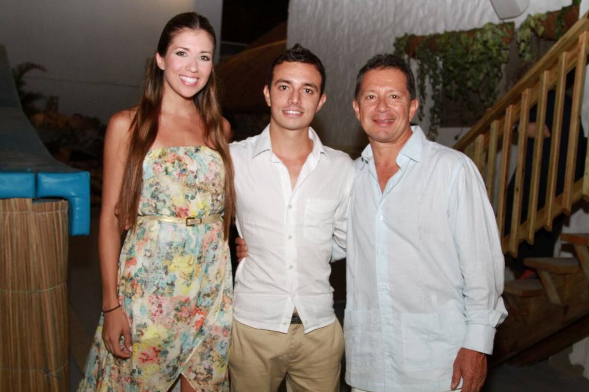 María Gabriela Sierra, Nicolás Cortés y Rodolfo Cortés.