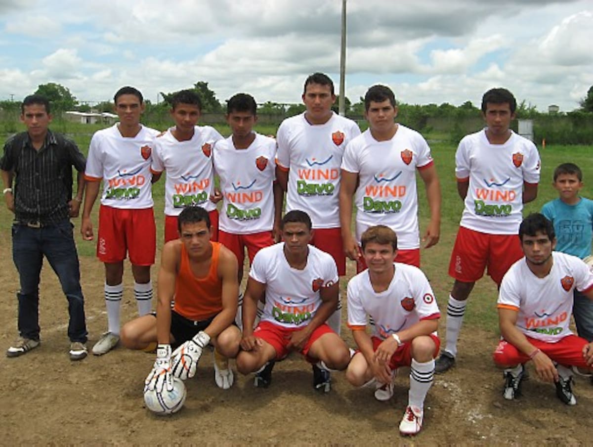 Equipo El Portal Caribe que participa en la ‘Copa Davo Pastrana’ de Sahagún.