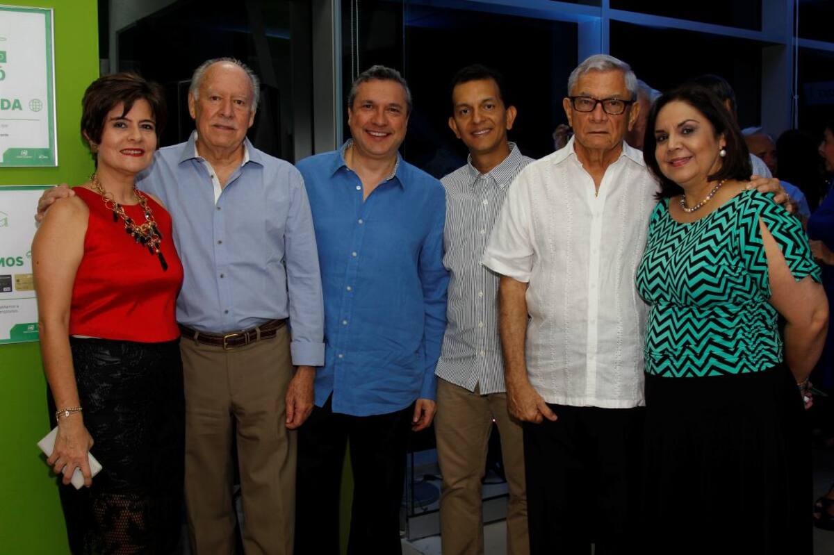 María Patricia Kessie, Jaime Henao, Carlos Upegui, Luis Fernando Gómez, Carlos Villalba Bustillo y Ana Celina Orozco Sebá. Fotos Kailline Giraldo - EL UNIVERSAL