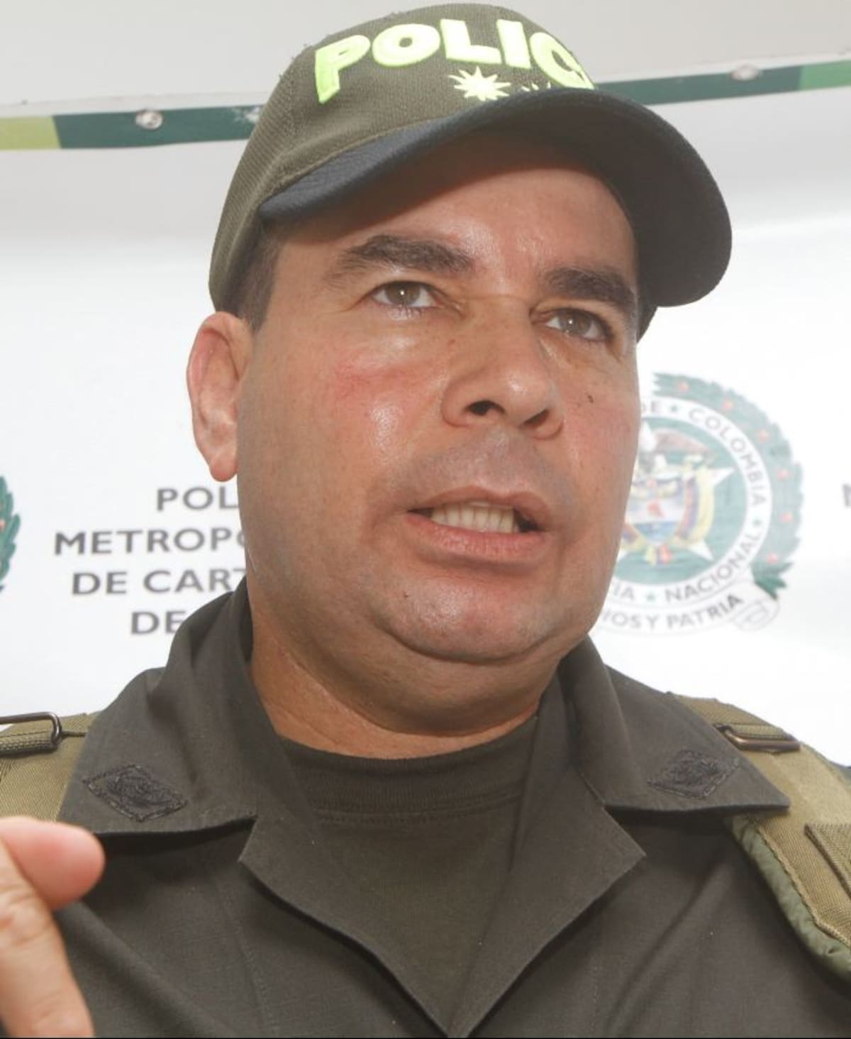 General Carlos Rodríguez, comandante de la Policía Metropolitana de Cartagena. ElUniversal.com.co