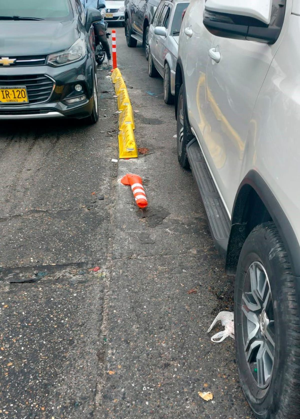 La autoridad de tránsito pide a la ciudadanía cuidar las obras.