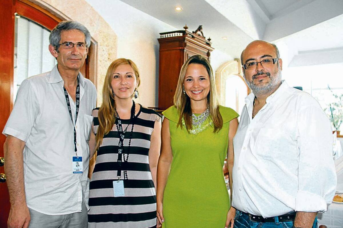 Charles Tesson, Gabriela Sandoval, Lina Rodríguez y Eduardo Machuca.