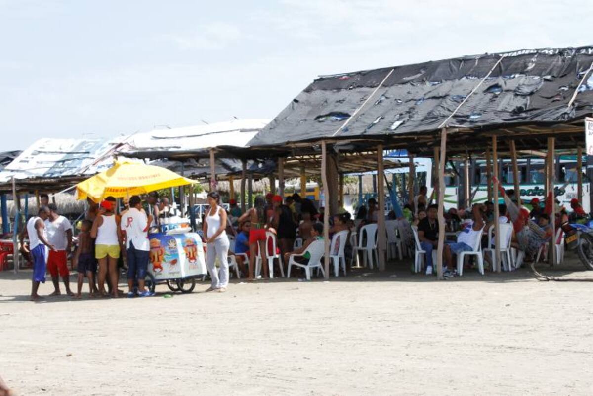 La pareja disfrutaba del amor en las playas de la Boquilla. Archivo.