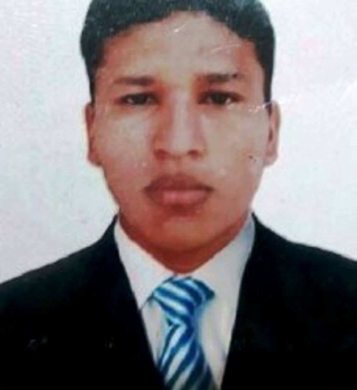 Fader Ruiz, sucreño desaparecido en Ecuador.