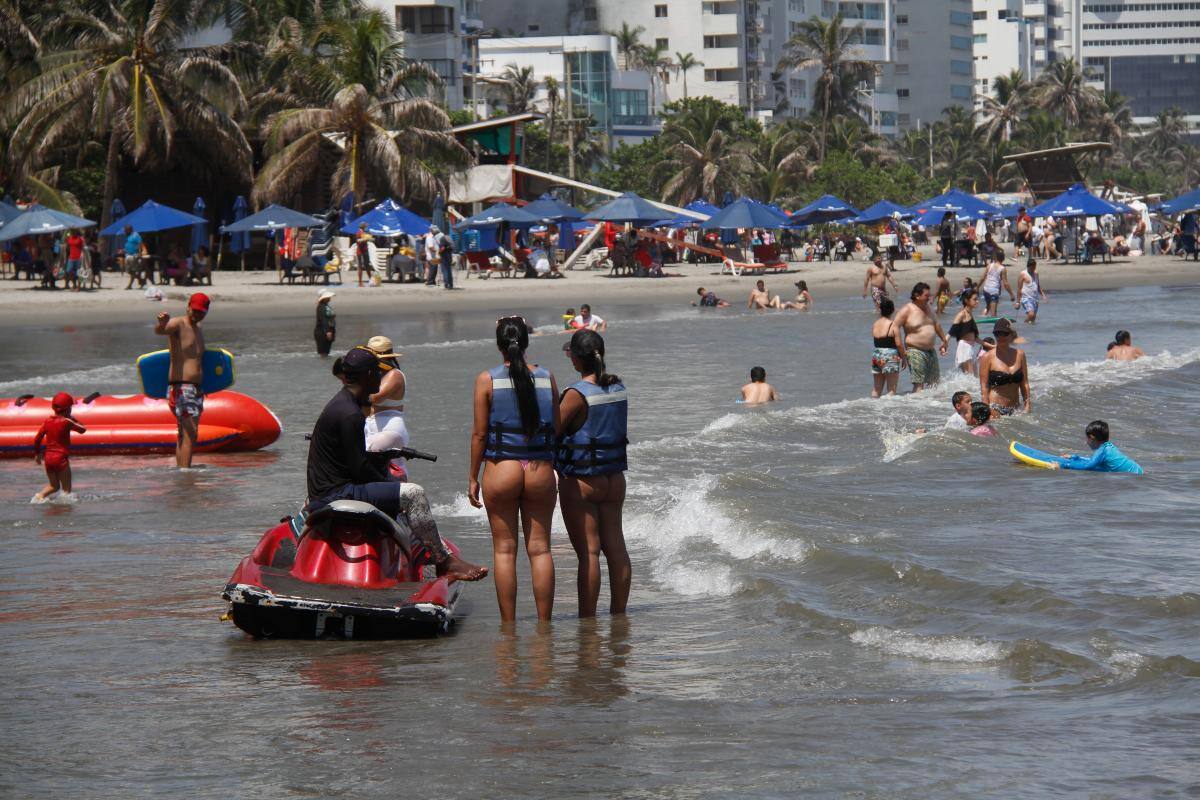 Playa vecina a la zona cinco. // Luis Herrán - El Universal