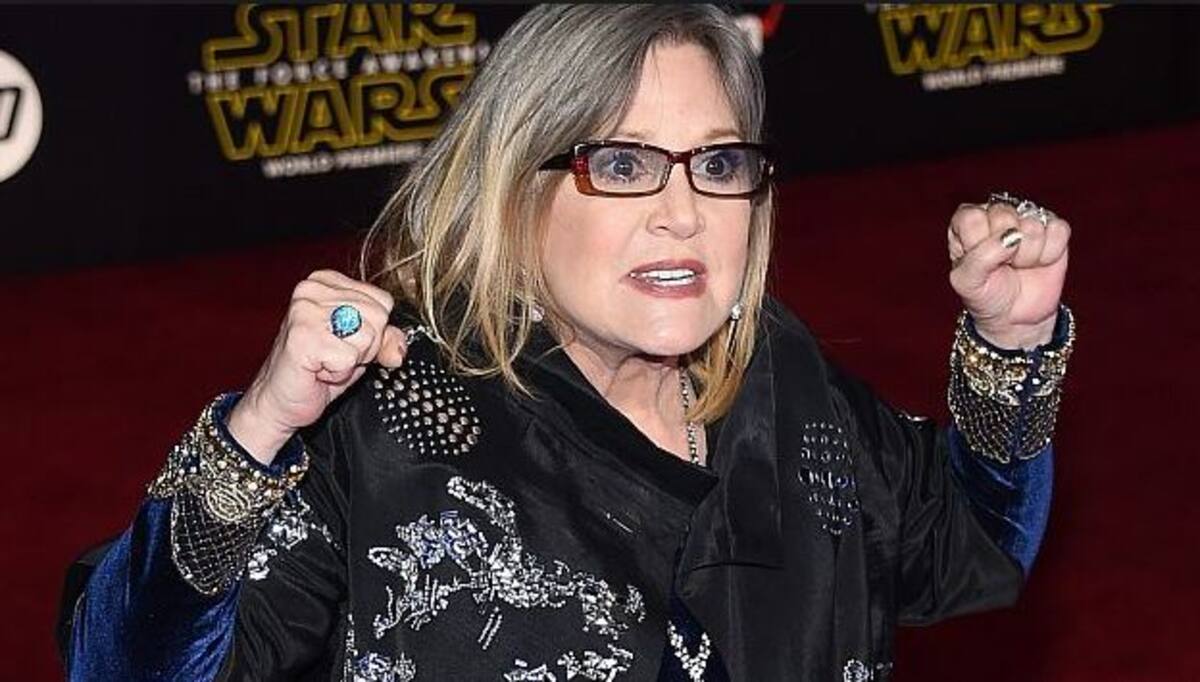 Carrie Fisher, actriz. AFP.