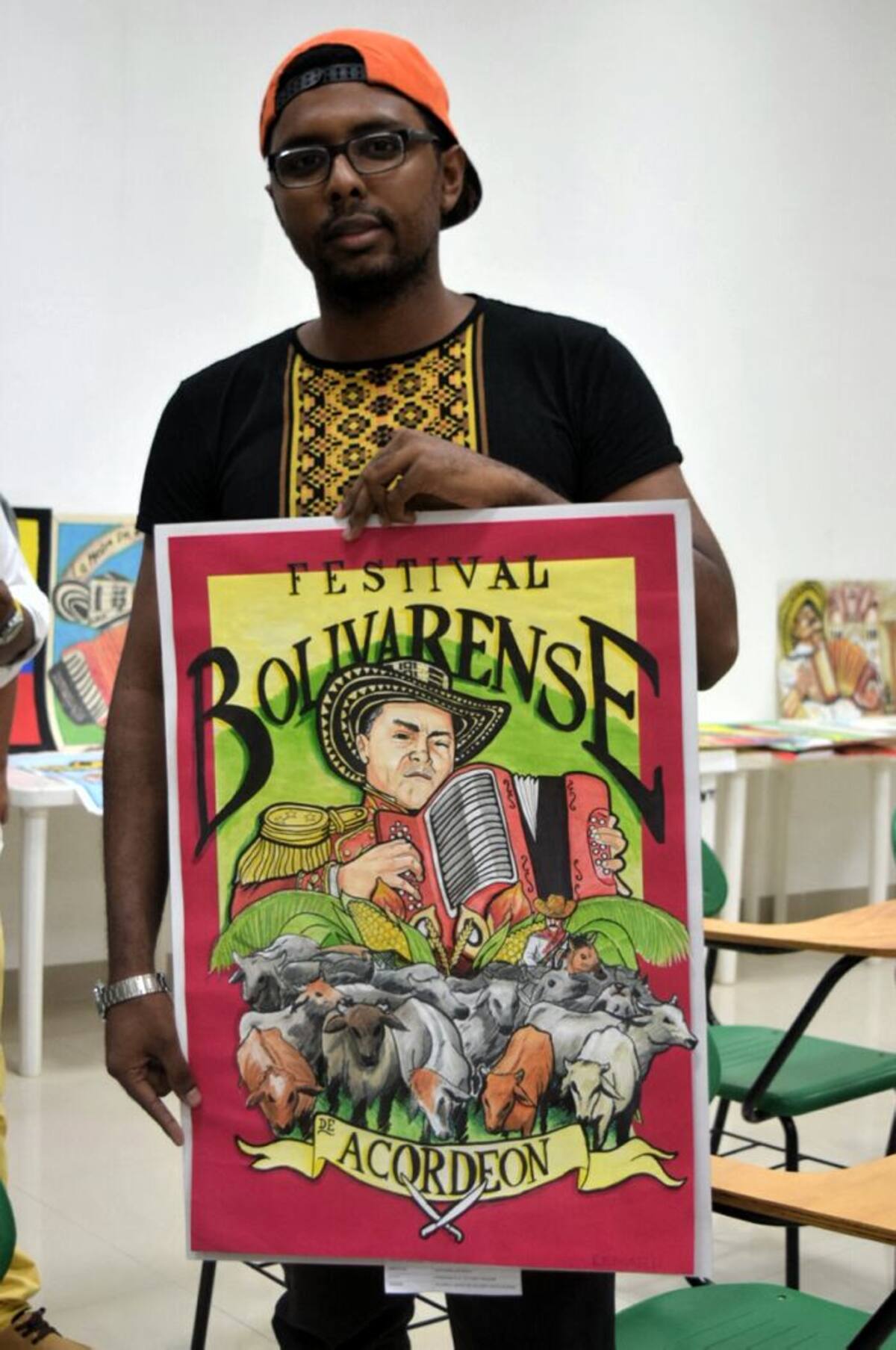 Este es el afiche ganador. Cortesía