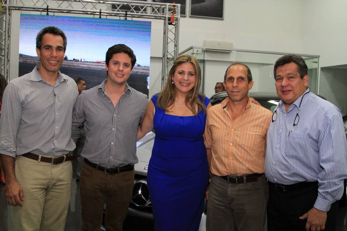 Nelson Martelo, Juan Carlos Delgado, Claudia Lecompte, Juan Chaljub y Manuel Marrugo.
