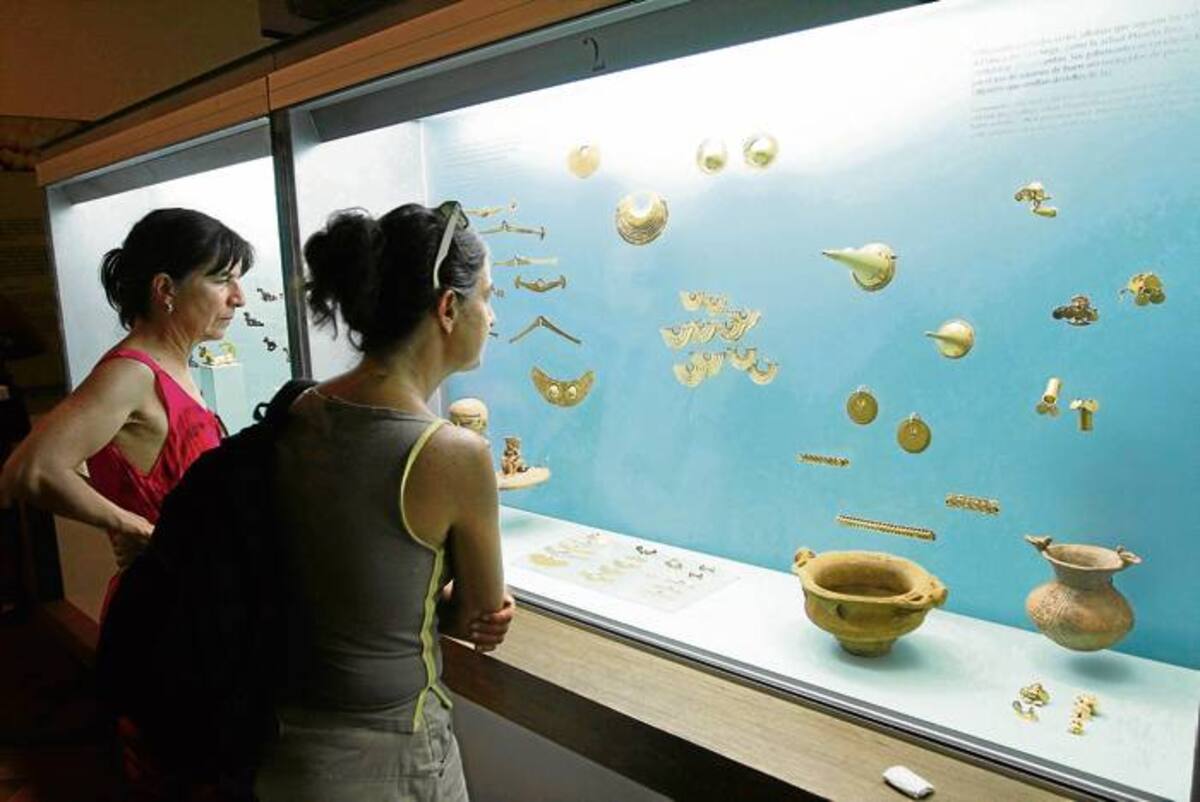 En el Museo del Oro de Cartagena.