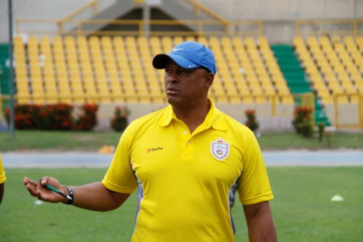 Willy Rodríguez, técnico del Real Cartagena. LUIS APARICIO - EL UNIVERSAL