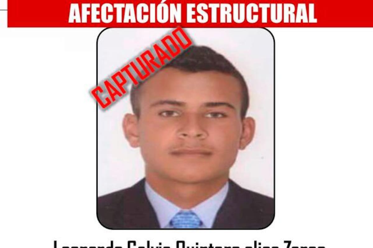 Capturan a francotirador del Eln que asesinó a mayor de la Policía