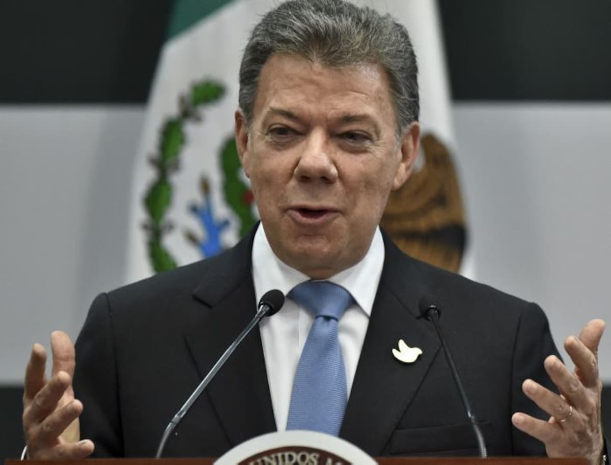Juan Manuel Santos, presidente de la República.