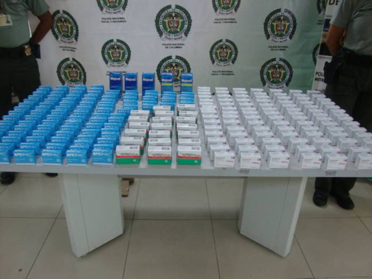 14.440 fue la cantidad total de medicamentos incautados. Cortesia Mecar