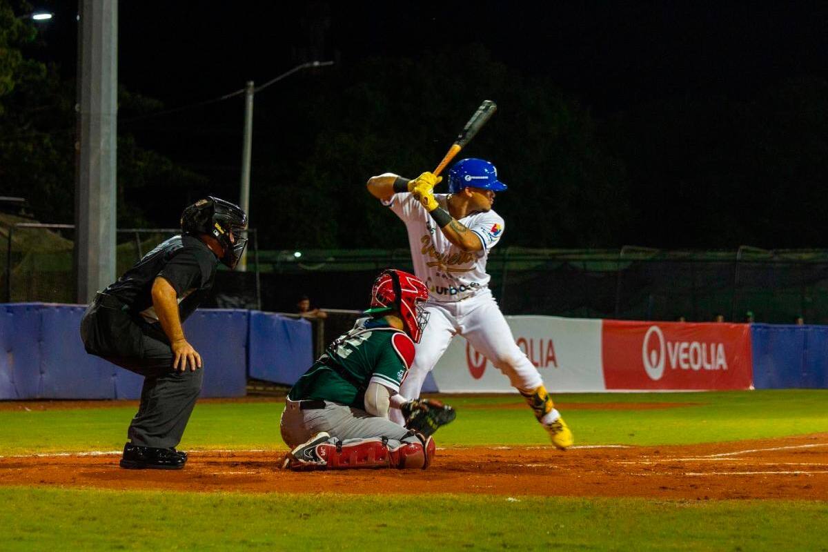 ¡A los golpes! Suspenden partido del béisbol profesional colombiano