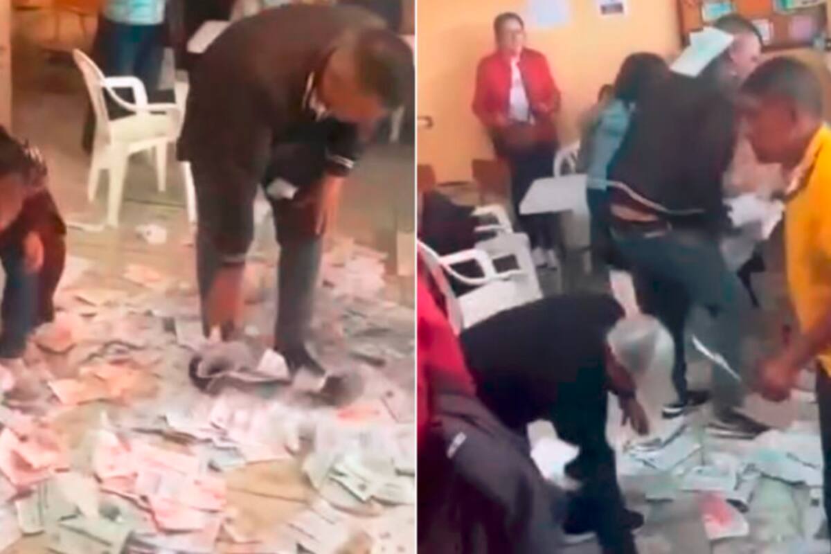 Video: ciudadanos irrumpen en puesto de votación y lo vandalizan