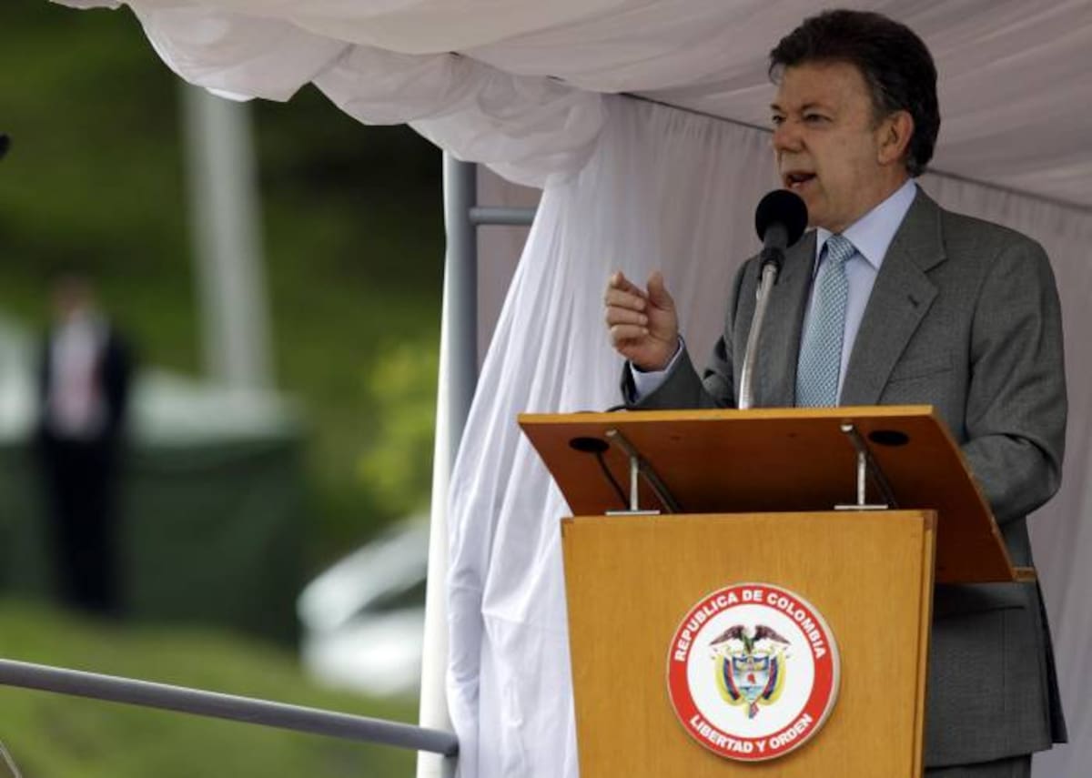 Juan Manuel Santos, presidente de Colombia. COLPRENSA