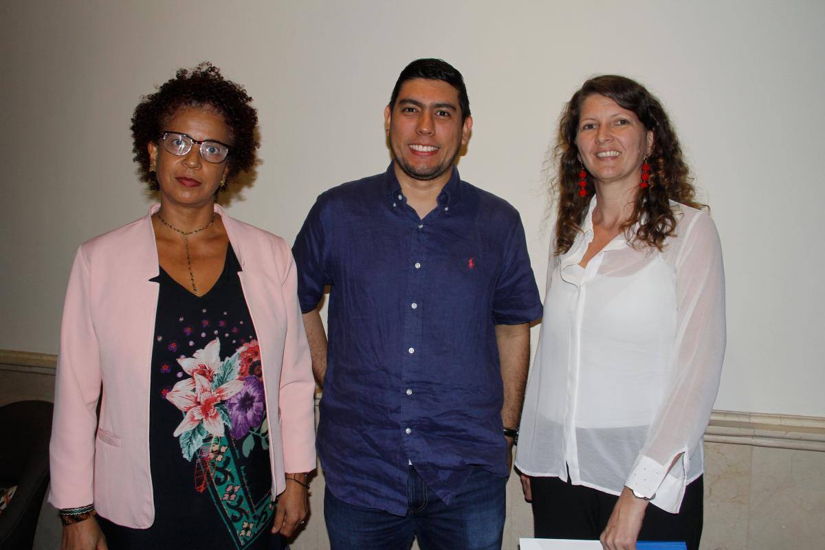 Christianne Silva Vascacellos, Eduardo Slagado Figueroa y Graciela Victoria Franco.