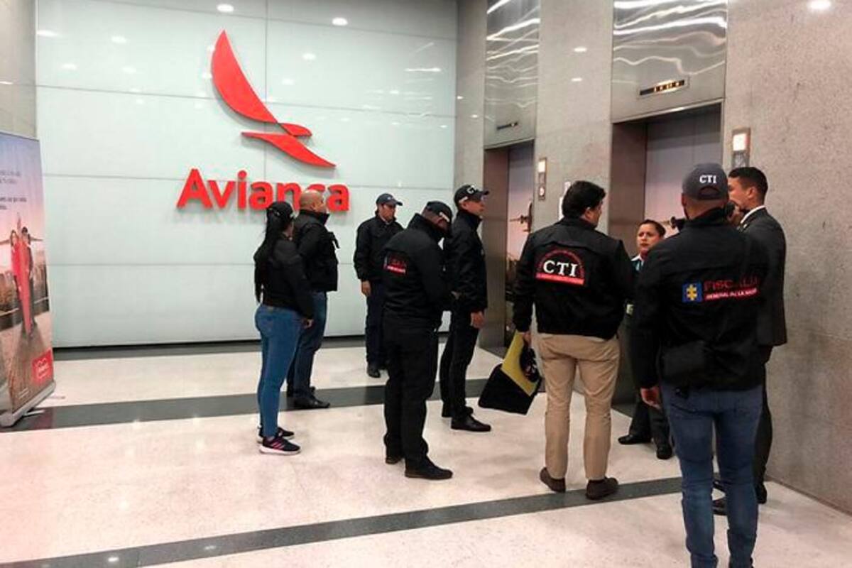 Fiscalía allana oficinas de Avianca Holding