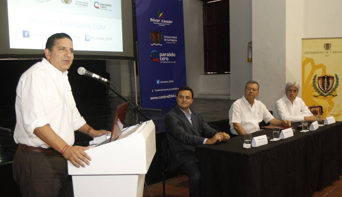 Juan Carlos Gossáin, gobernador de Bolívar. Aroldo Mestre.
