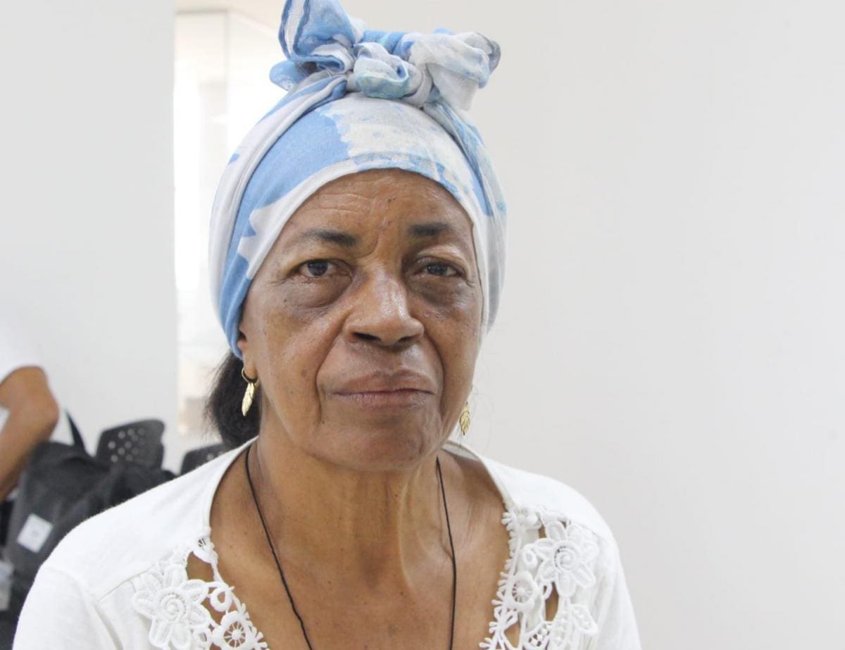 La docente Lina Rodríguez Meléndez tiene 67 años de edad. //Manuel Santiago Pérez - El Universal.