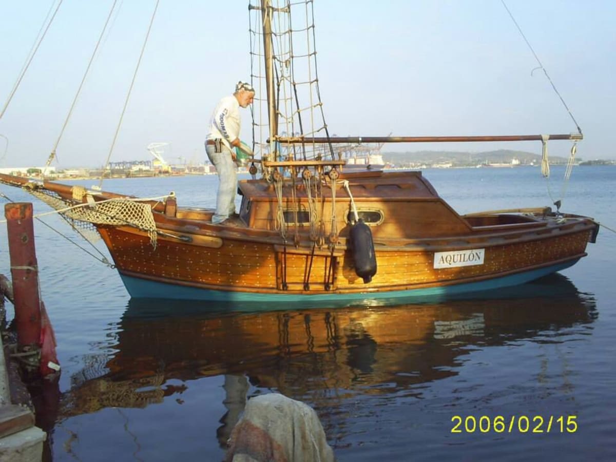 Aquilón ha navegado por la Bahía de Cartagena, por el canal del Dique y Caño de Loro. Foto: Cortesía.
