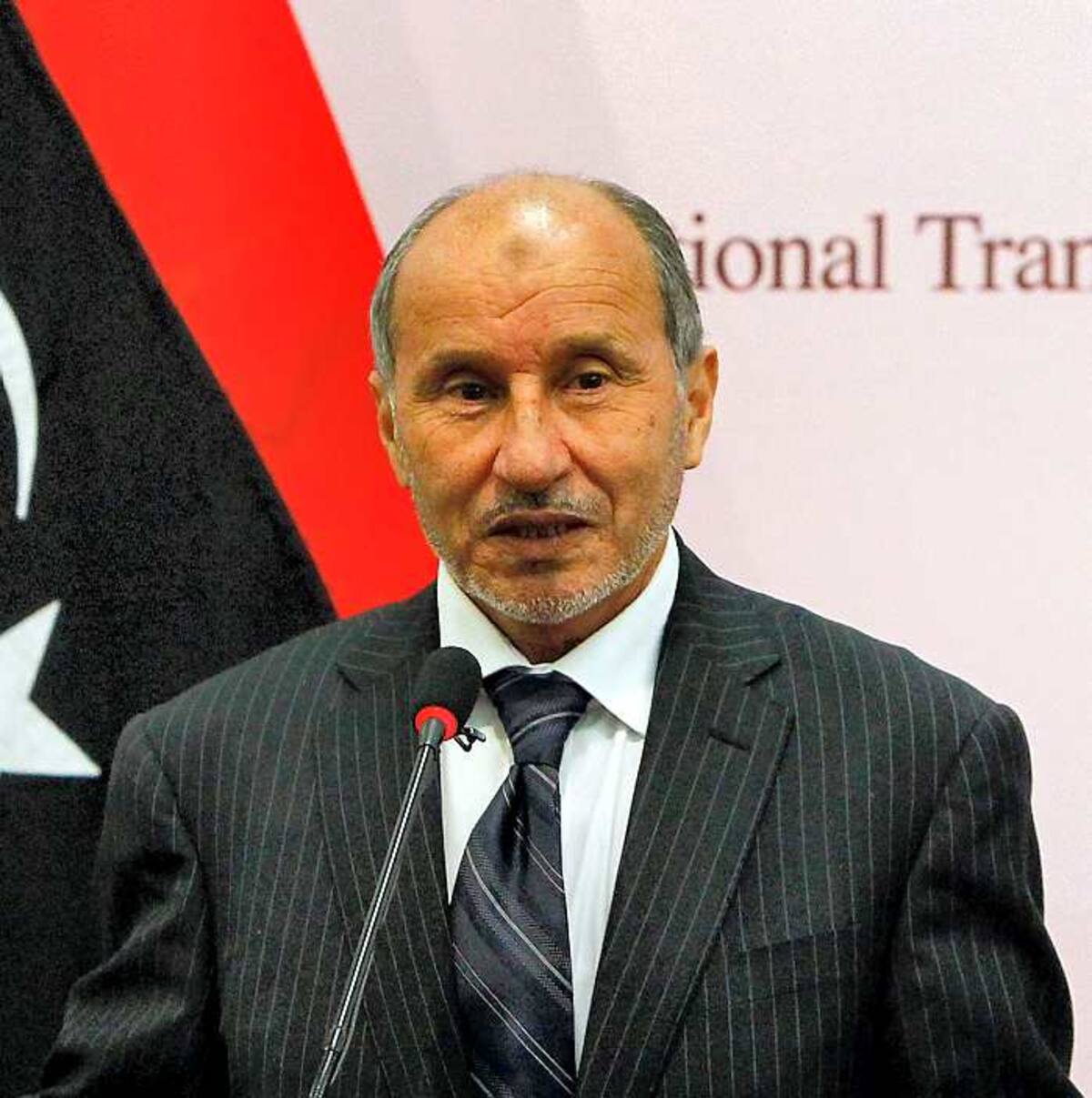 Mustafa Abdul-Jalil, líder de CNT AP Francois Mori