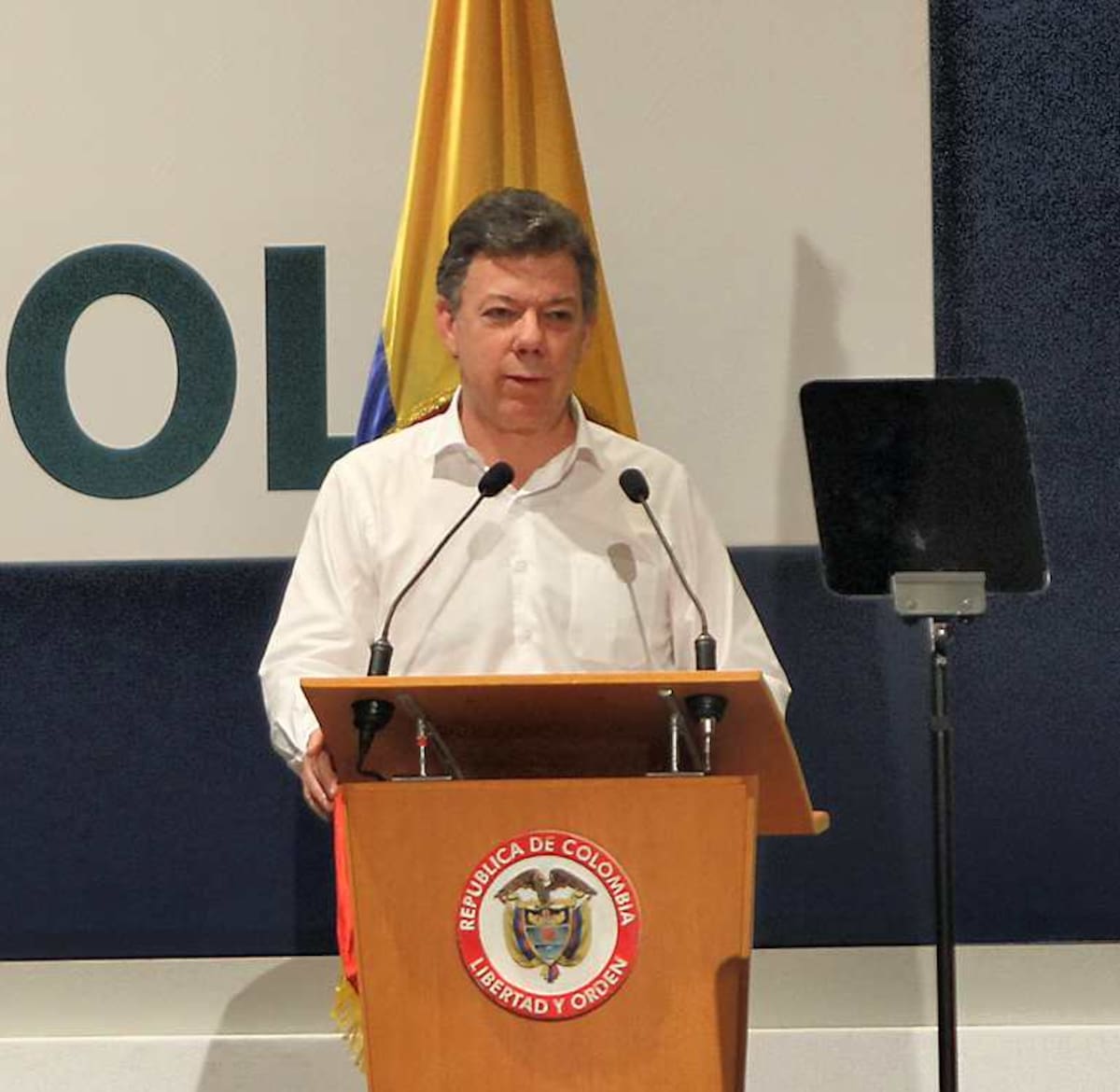 Juan Manuel Santos, le salió al paso a un informe del Centro de Seguridad y Democracia en el que advierte que hay un deterioro en la seguridad. Aroldo Mestre/ El Universal