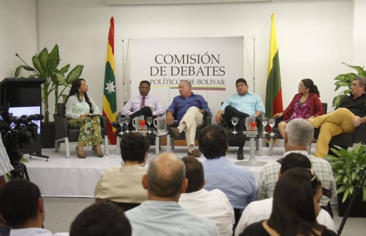 La Comisión de Debates Políticos de Bolívar, prepara un debate antes de la contienda electoral de marzo. Cortesía.