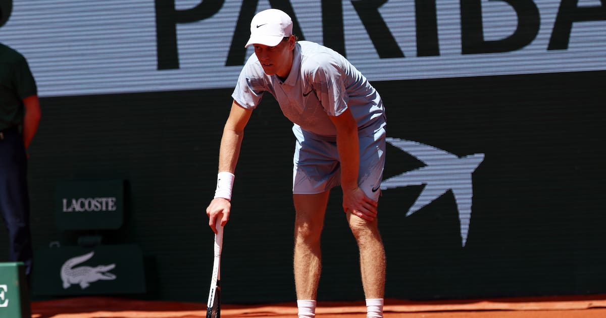 Jannik Sinner se sometió a pruebas médicas tras malestar en Roland Garros