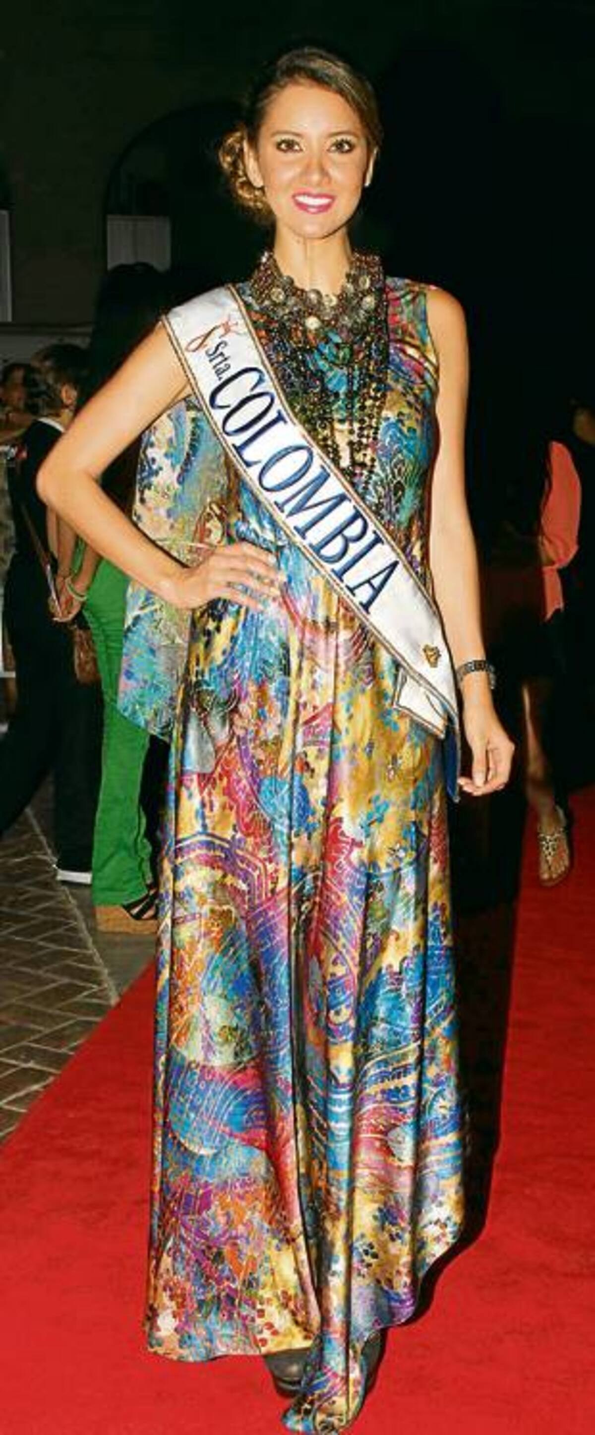 La Señorita Colombia Daniela Alvarez.