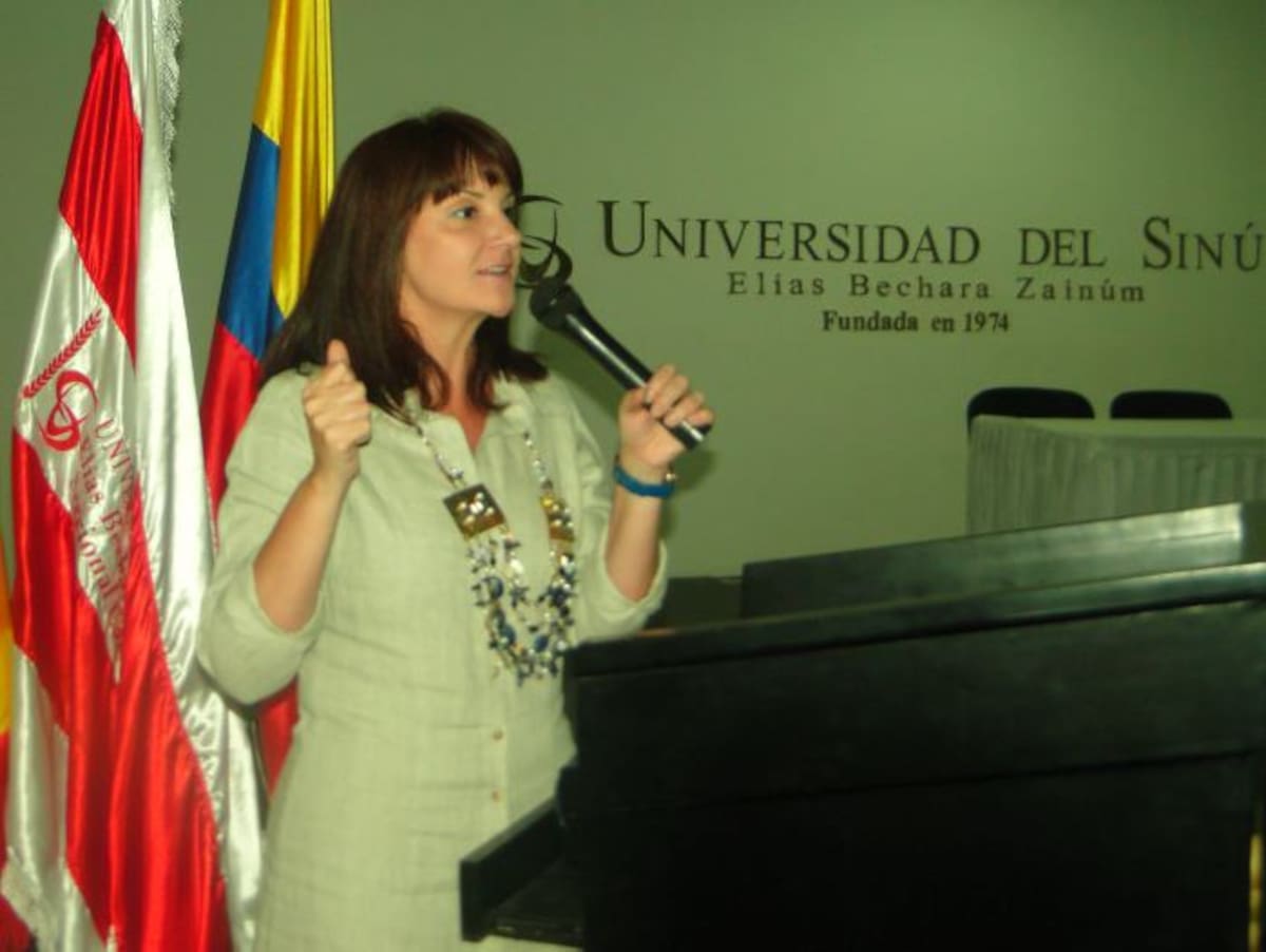 Ana Elvira Gómez de Gossaín, primera dama de Bolívar. CORTESÍA