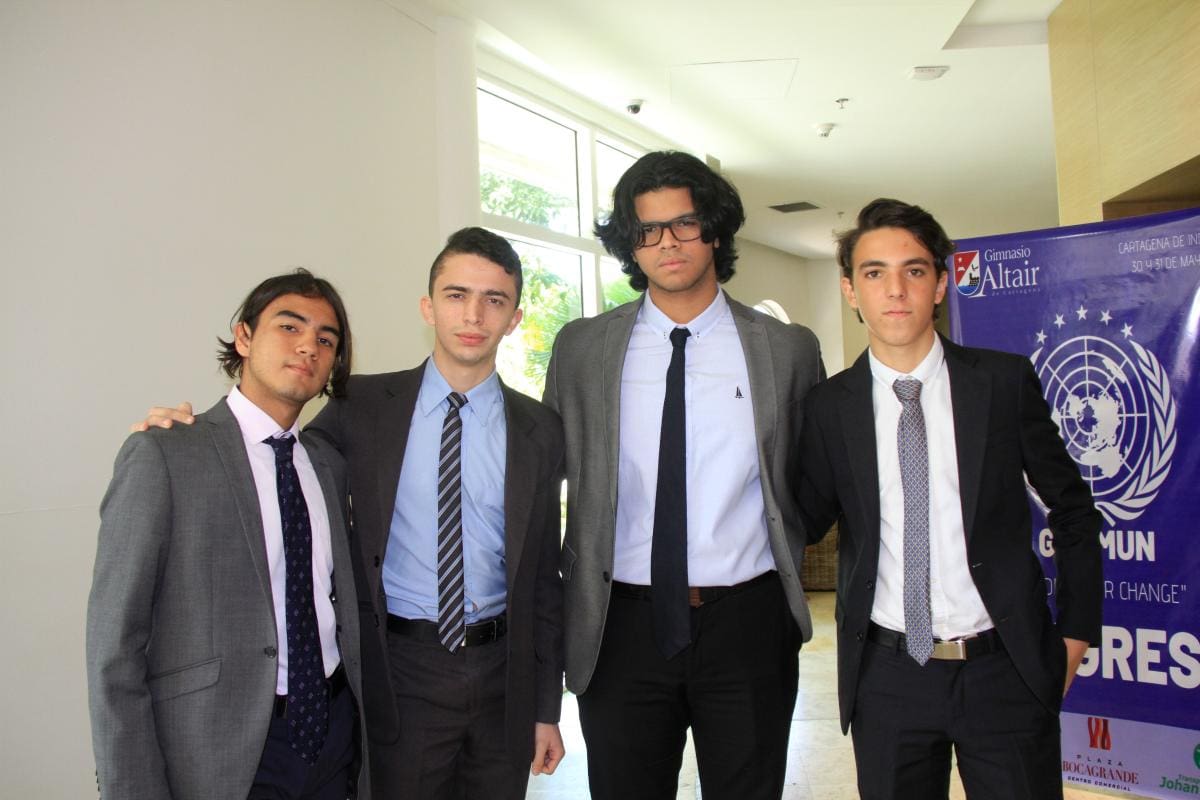 Juan Andrés Bernal, Santiago Peñaranda, Milton Lara y Diego Wassaf.//Fotos: Julio Castaño - El Universal,