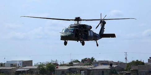 Treinta personas evacuadas en misión de la fuerza aérea en Honduras