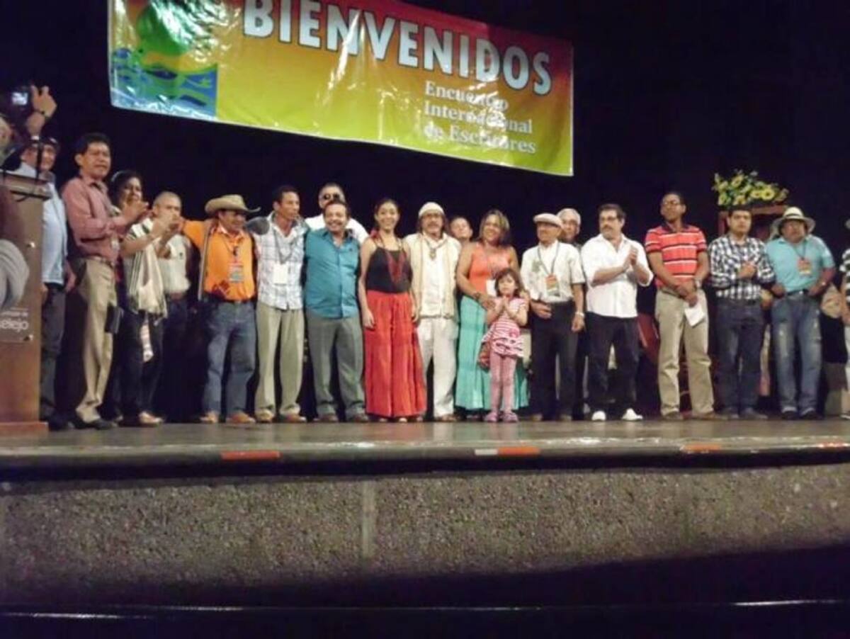 Encuentro Internacional de Escritores de Sincelejo rinde homenaje a Cristo García Tapia e Ignacio Verbel Vergara. Cortesía Jorge del Río