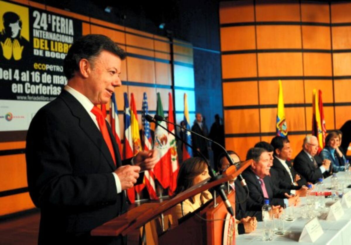El presidente Santos hace llamado para rescatar el hábito de la lectura PRENSA PRESIDENCIA