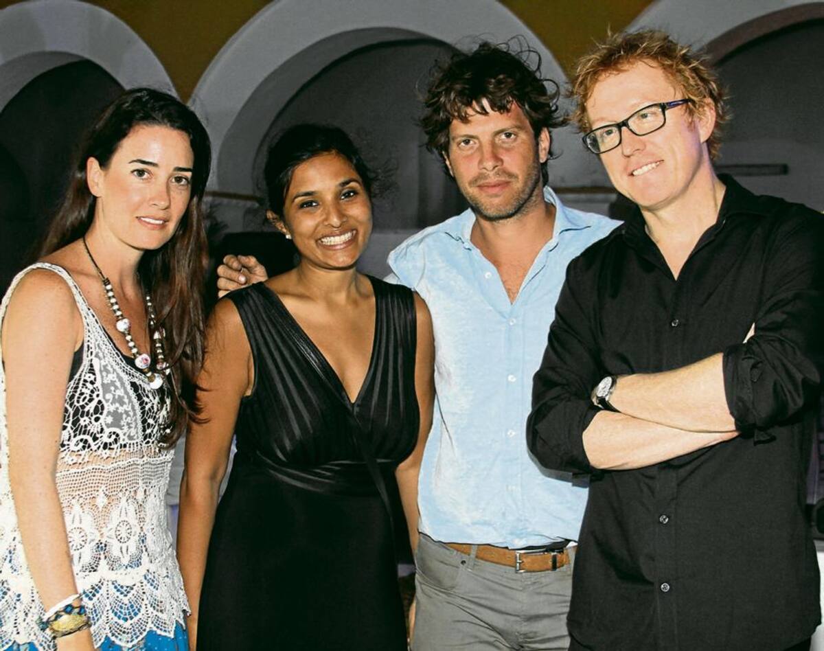 María Paulina Arango, Lathika Vithanage, Álvaro Márquez y Nicholas Robinson.
