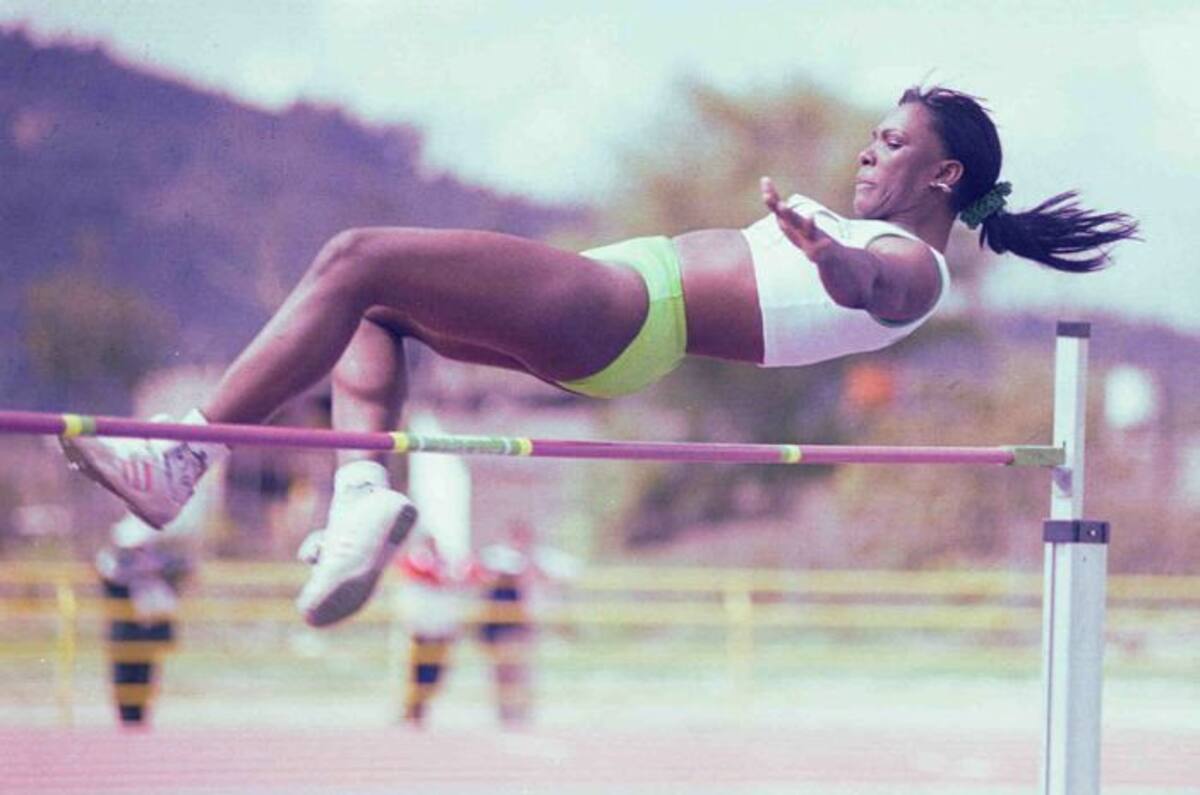 Zorobabelia Córdoba, impuso el record de heptatlón en agosto de 1992 en Sevilla (España), el cual todavía mantiene. Archivo - El Universal