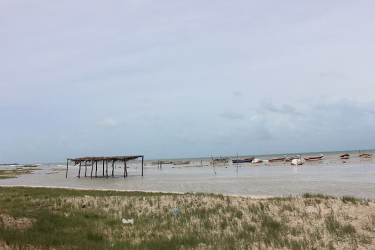 Estragos del huracán Matthew tras su paso por la Guajira. EL UNIVERSAL