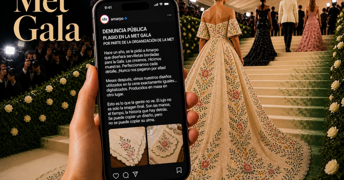 "We Were Never Paid": Colombian Brand Denounces Plagiarism at the Met Gala