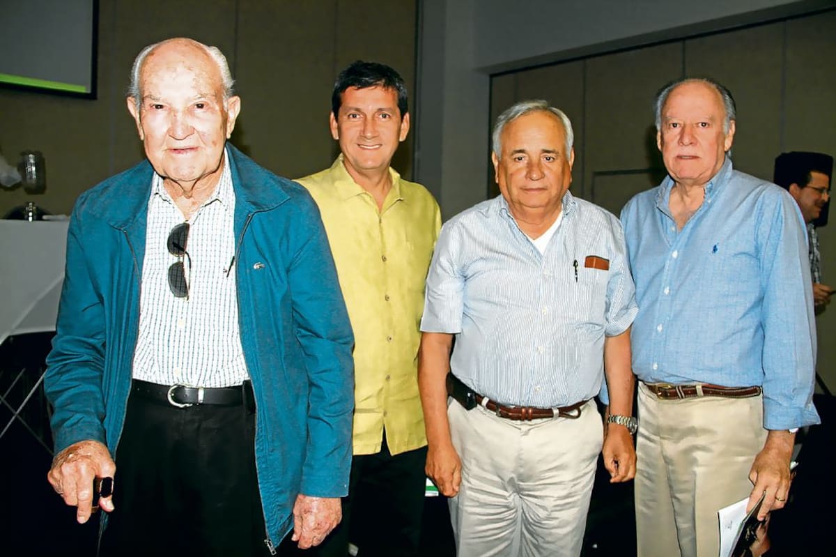 Alberto Araújo, Álvaro Críales, Alfonso Salas y Jaime Henao. Maruja Parra /El Universal/
