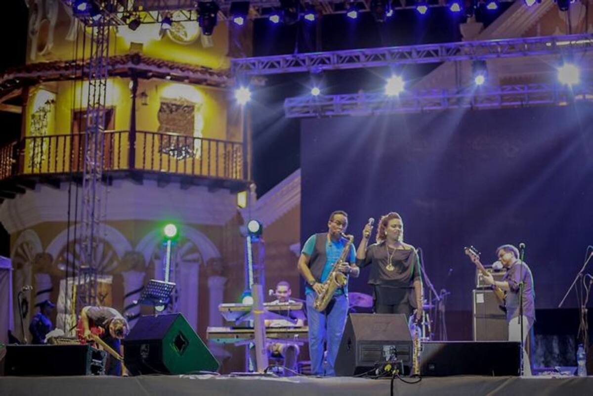 Retro Jazz, de República Dominicana, extraordinaria presentación en Mompox. Cortesía Icultur