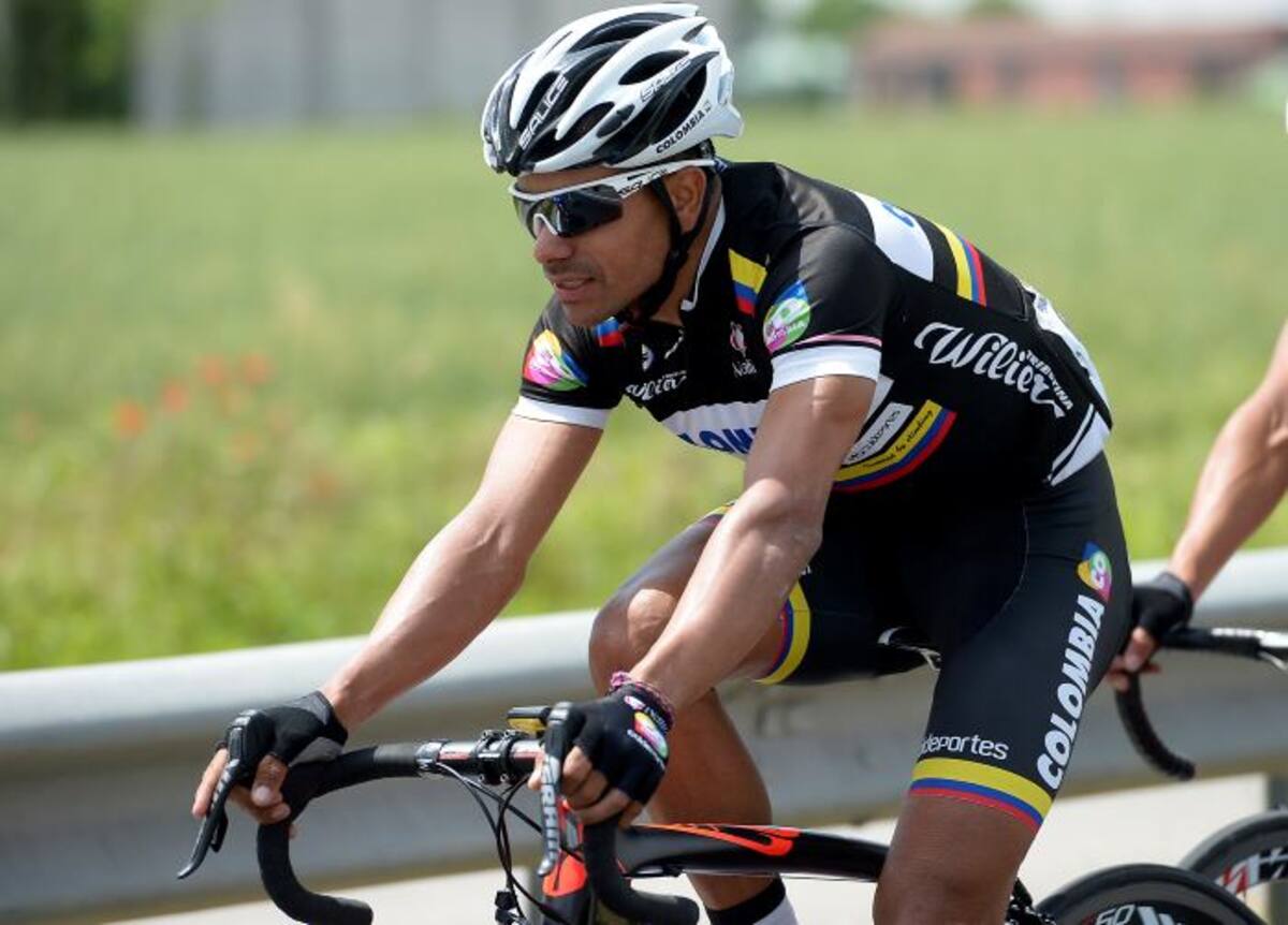 Leonardo Duque, ciclista colombiano. AP FABIO FERRARI