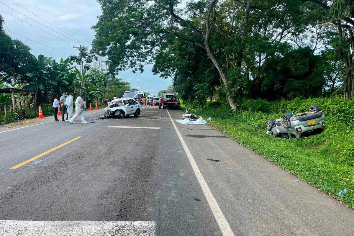 Dos muertos y seis heridos en siniestro vial en Marialabaja