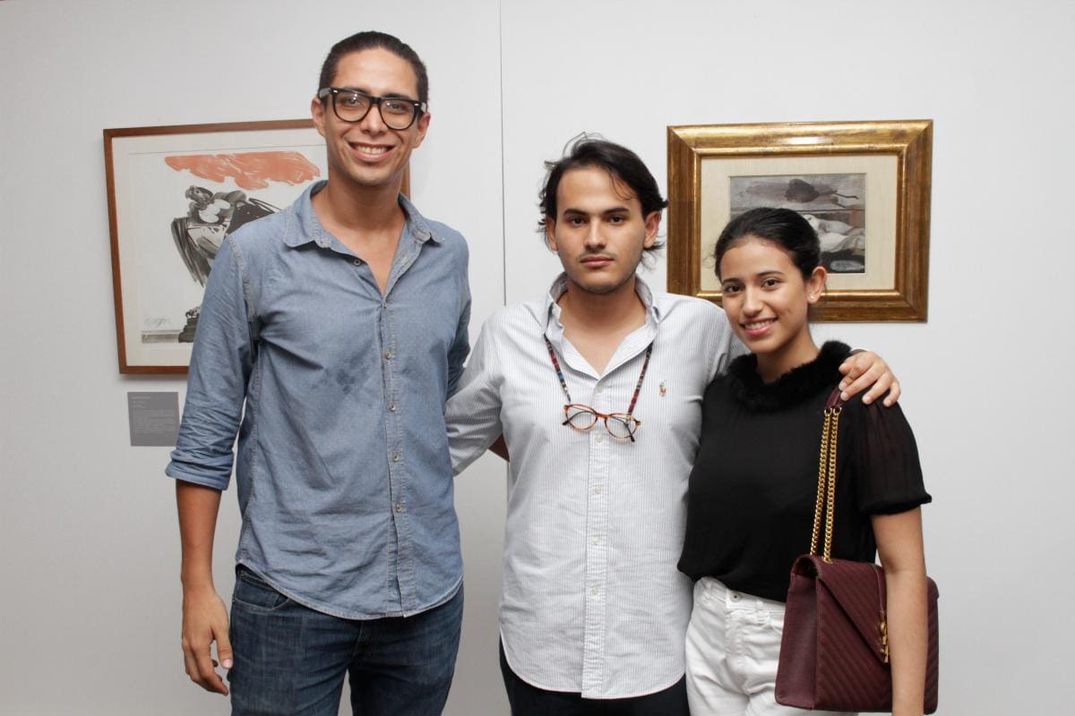 Ricardo Camacho, Ludwing Landazábal Dáguer y ValentinaLandazábal Dáguer.