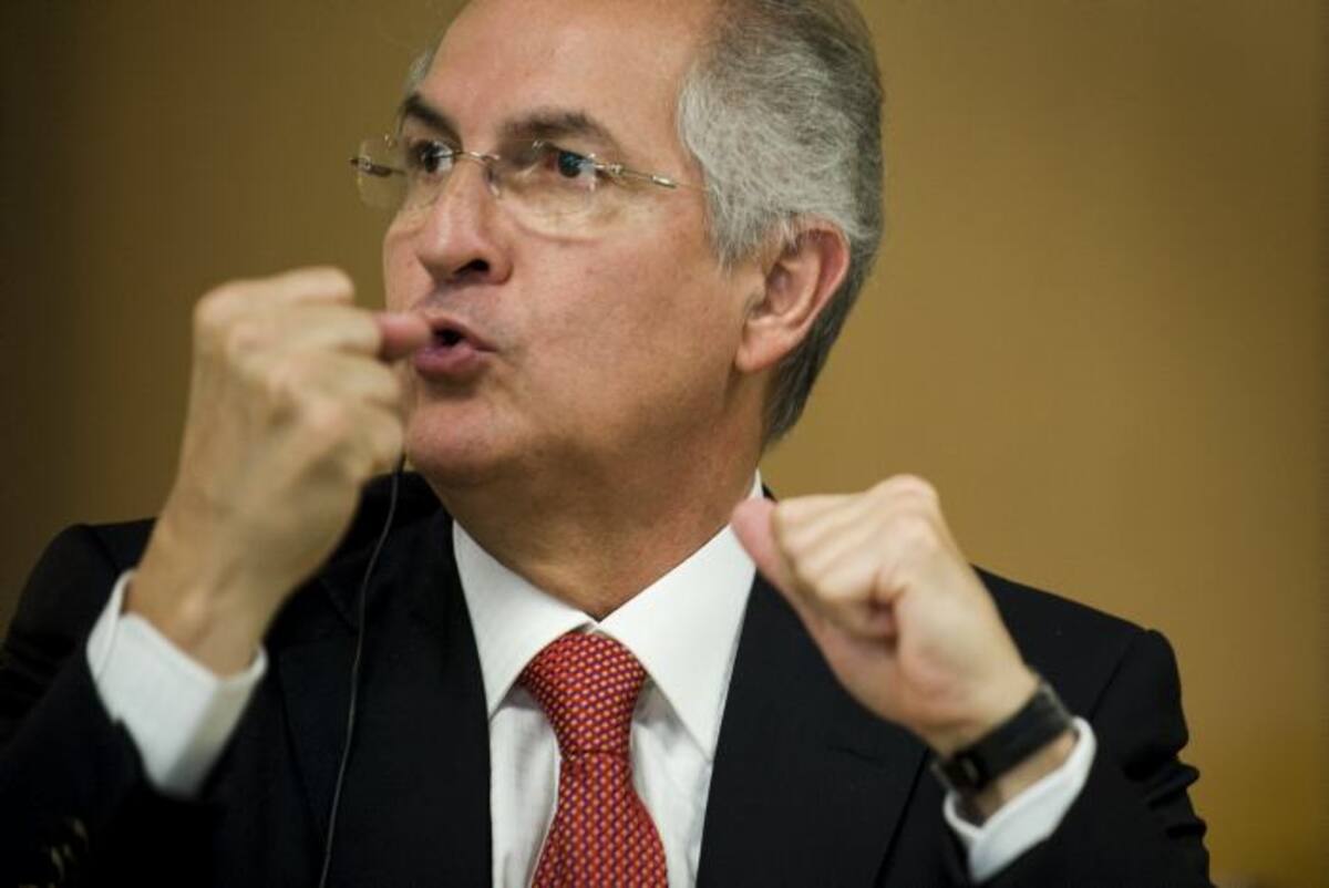 Antonio Ledezma. AFP JIM WATSON