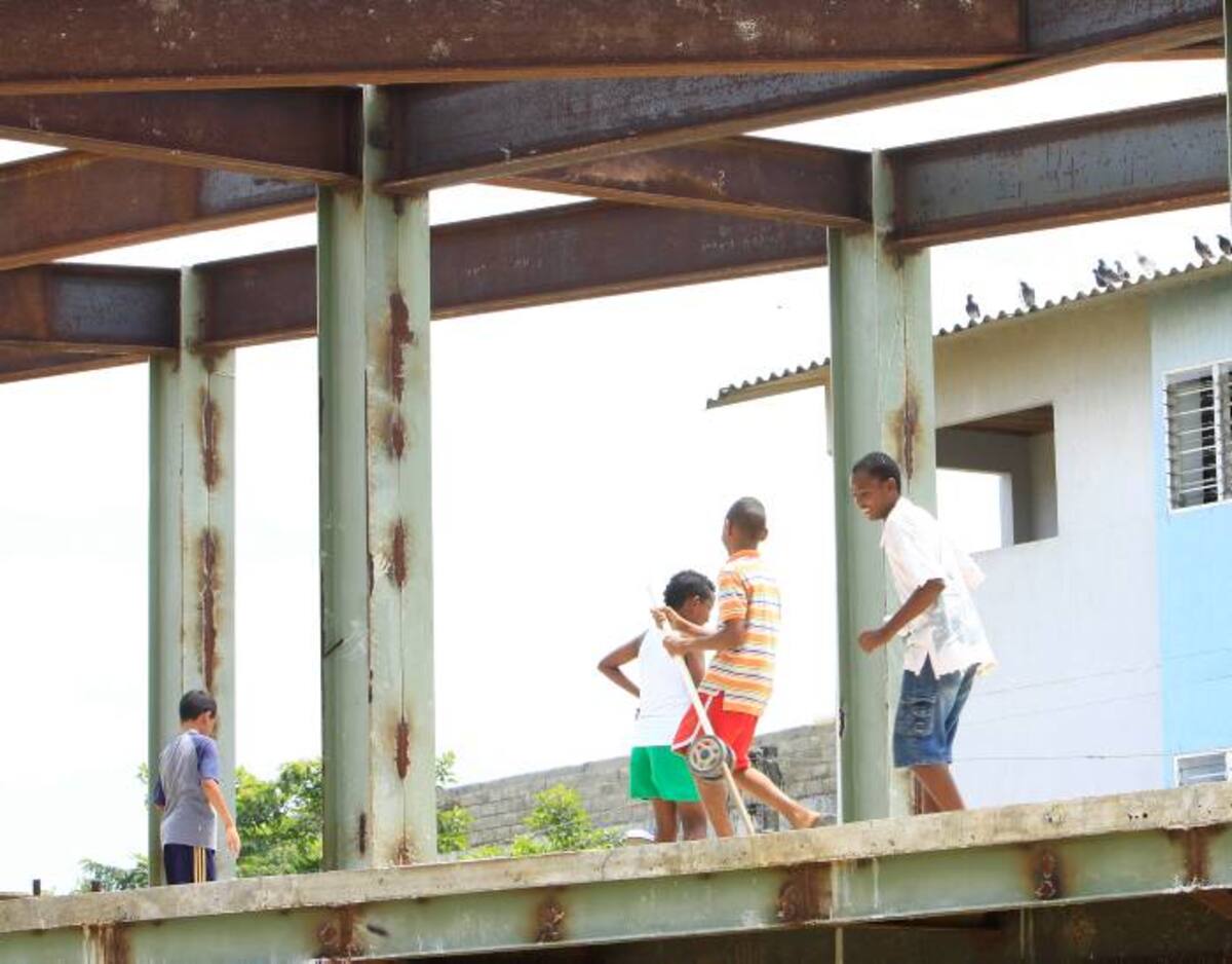 En los trabajos que se han realizado en el parque del sector Corazón de Jesús se han invertido cerca de $1.170 millones, pero aún faltan $400 para culminarlos. CORTESÍA CLAUDIA FORTICH - Q`HUBO CARTAGENA